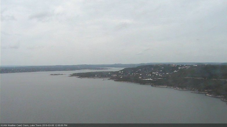 Lake Travis webcam, March 8, 2019 11:10 AM CT