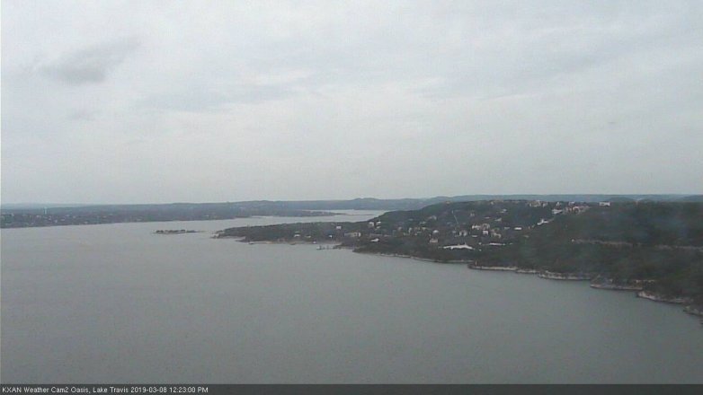 Lake Travis webcam, March 8, 2019 11:25 AM CT