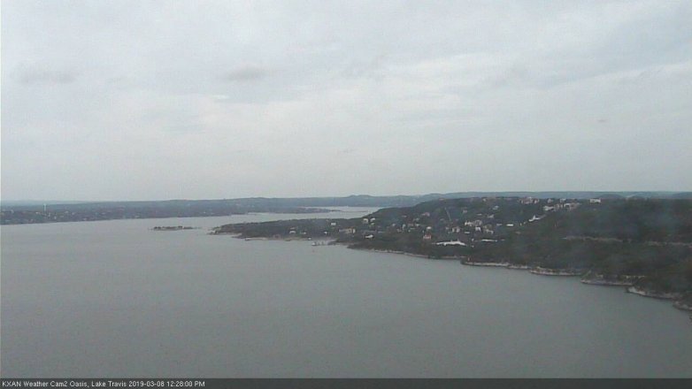 Lake Travis webcam, March 8, 2019 11:30 AM CT
