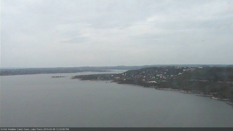Lake Travis webcam, March 8, 2019 11:35 AM CT