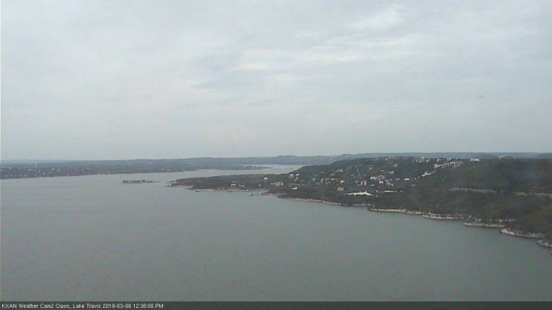 Lake Travis webcam, March 8, 2019 11:40 AM CT