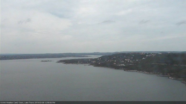 Lake Travis webcam, March 8, 2019 12:00 PM CT