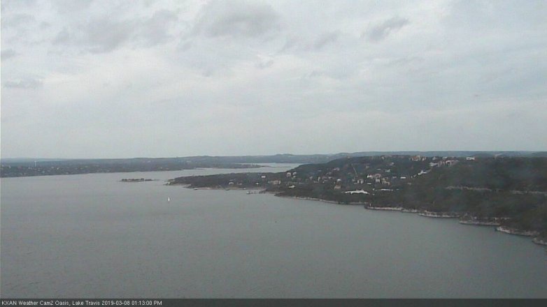 Lake Travis webcam, March 8, 2019 12:15 PM CT