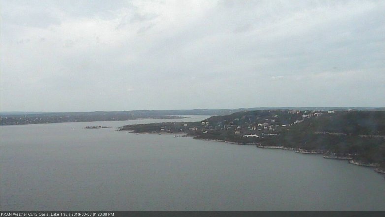 Lake Travis webcam, March 8, 2019 12:25 PM CT