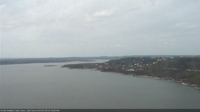 Lake Travis webcam, March 8, 2019 12:35 PM CT