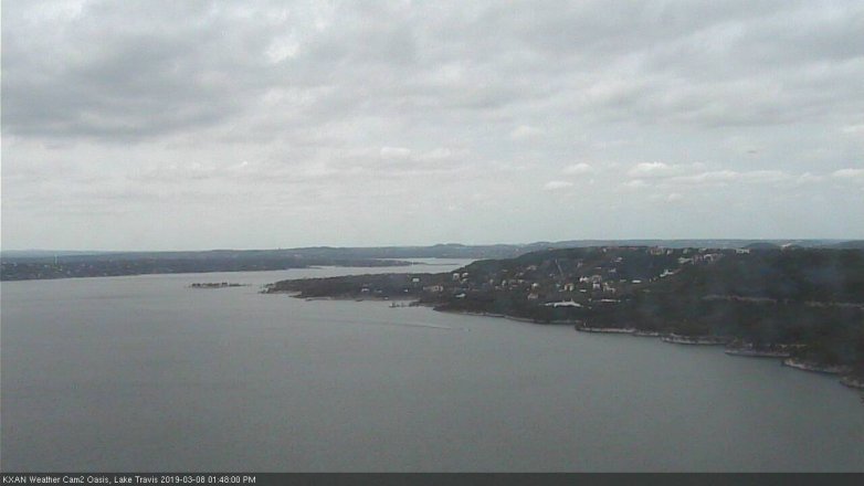 Lake Travis webcam, March 8, 2019 12:50 PM CT