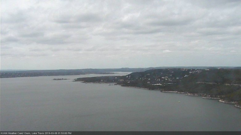 Lake Travis webcam, March 8, 2019 12:55 PM CT
