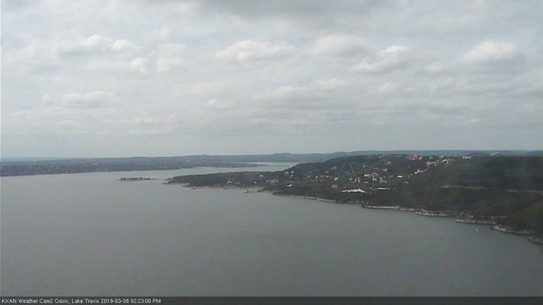 Lake Travis webcam, March 8, 2019 1:25 PM CT