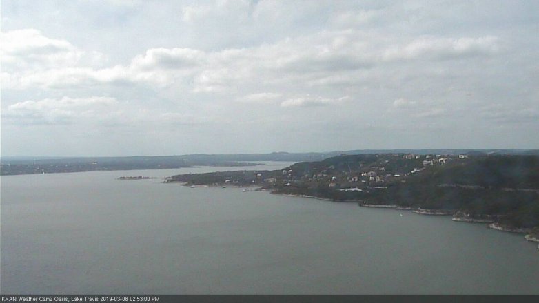 Lake Travis webcam, March 8, 2019 1:55 PM CT