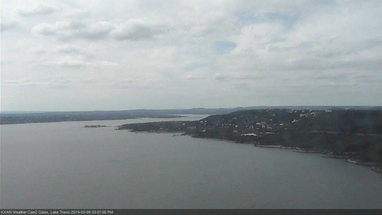 Lake Travis webcam, March 8, 2019 2:10 PM CT