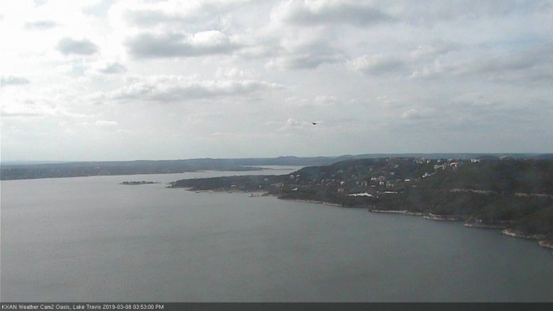 Lake Travis webcam, March 8, 2019 2:55 PM CT