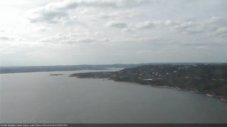 Lake Travis webcam, March 8, 2019 3:00 PM CT