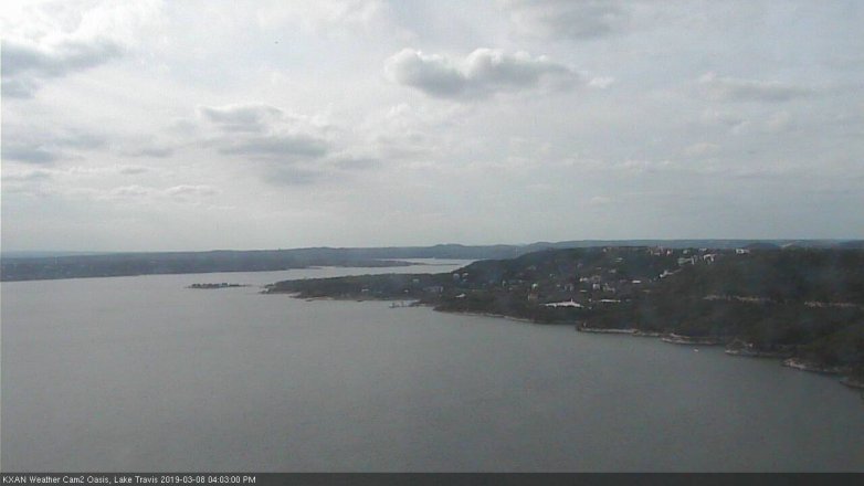 Lake Travis webcam, March 8, 2019 3:05 PM CT