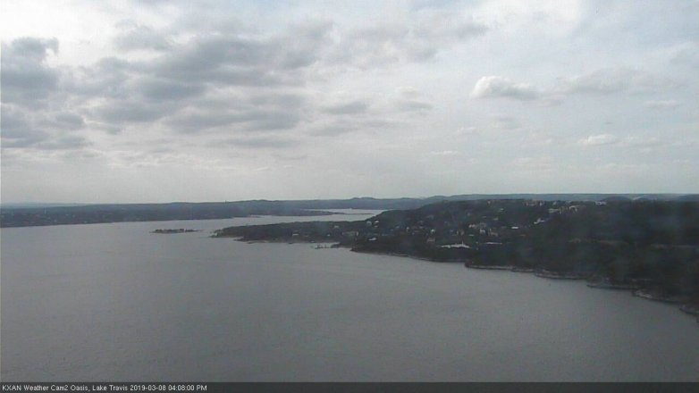 Lake Travis webcam, March 8, 2019 3:10 PM CT