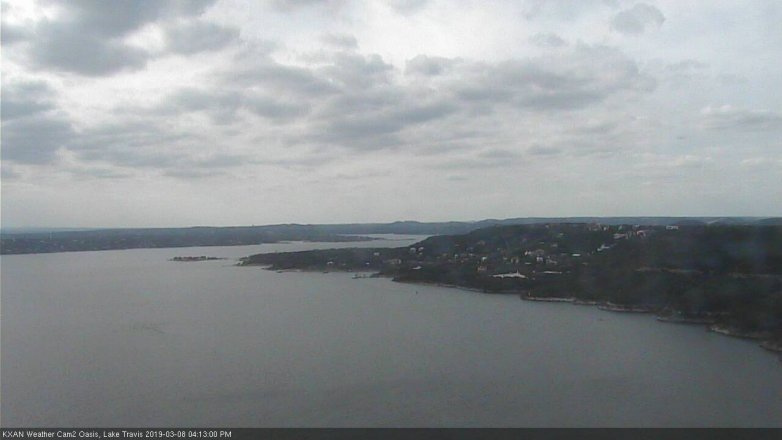 Lake Travis webcam, March 8, 2019 3:15 PM CT