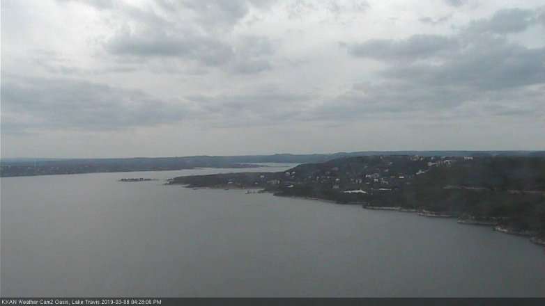 Lake Travis webcam, March 8, 2019 3:30 PM CT