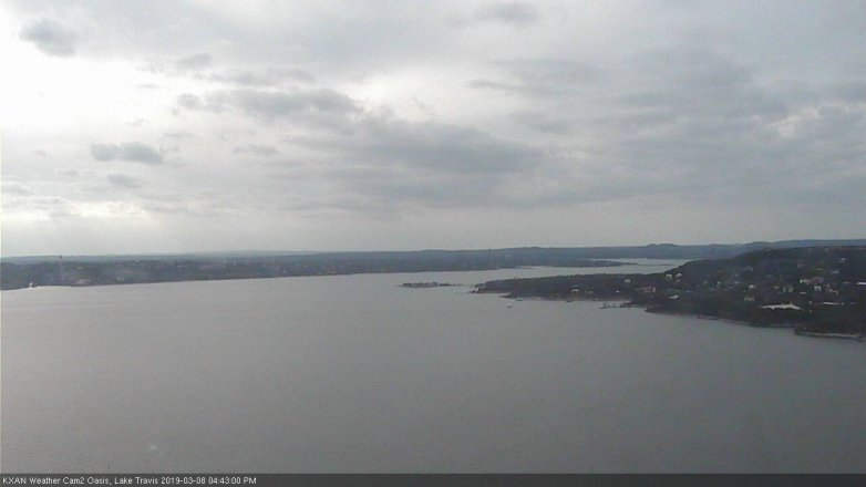 Lake Travis webcam, March 8, 2019 3:45 PM CT