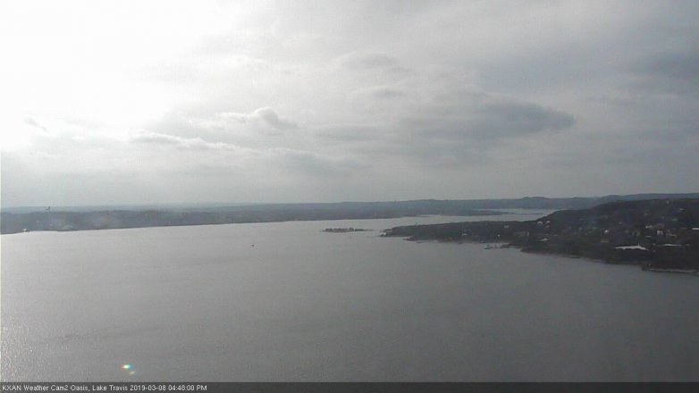 Lake Travis webcam, March 8, 2019 3:50 PM CT