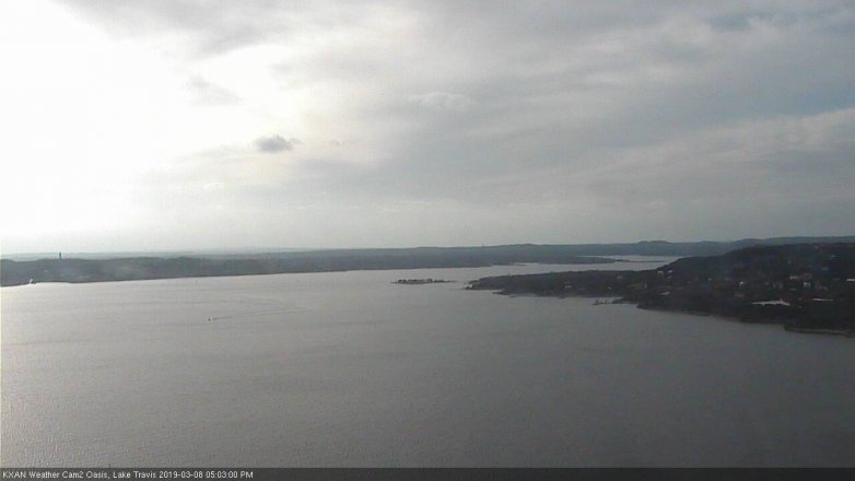 Lake Travis webcam, March 8, 2019 4:05 PM CT