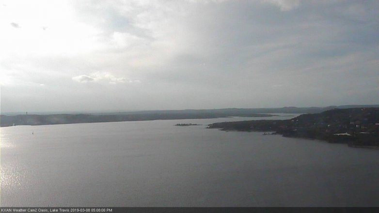Lake Travis webcam, March 8, 2019 4:10 PM CT