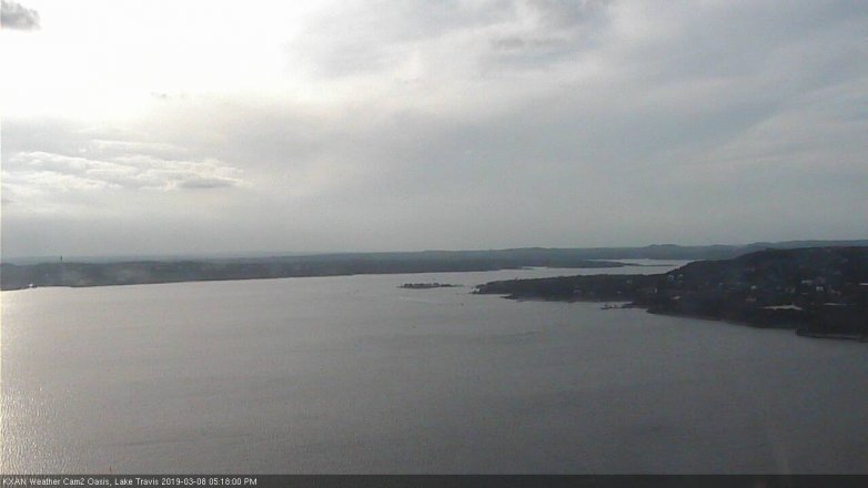 Lake Travis webcam, March 8, 2019 4:20 PM CT