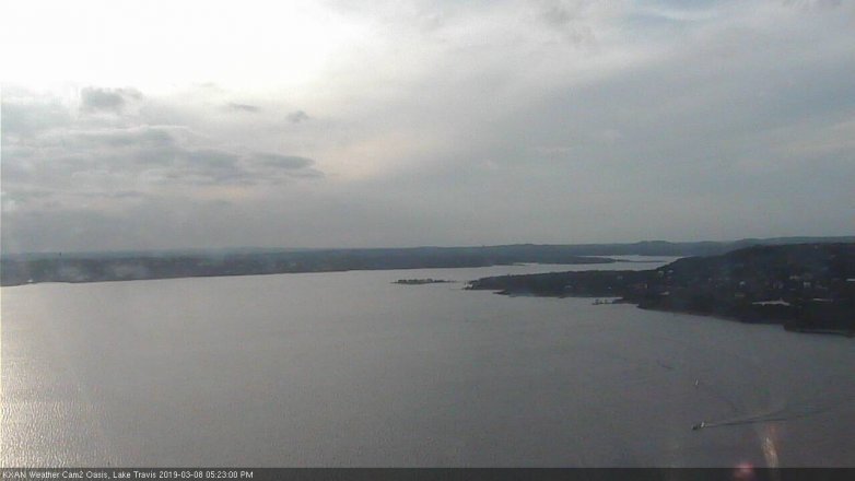 Lake Travis webcam, March 8, 2019 4:25 PM CT