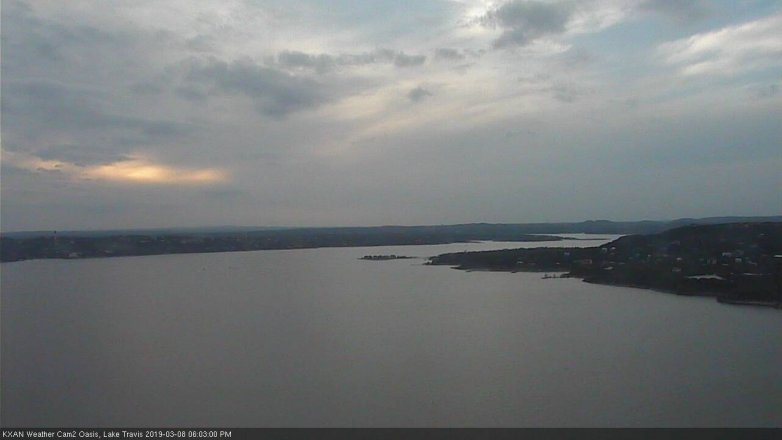 Lake Travis webcam, March 8, 2019 5:05 PM CT