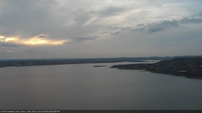 Lake Travis webcam, March 8, 2019 5:10 PM CT