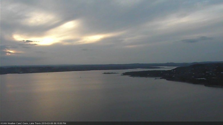 Lake Travis webcam, March 8, 2019 5:20 PM CT
