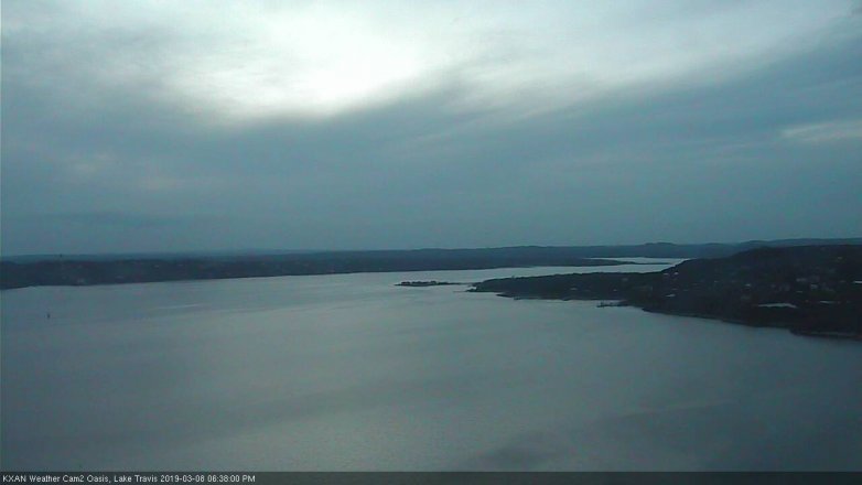 Lake Travis webcam, March 8, 2019 5:40 PM CT