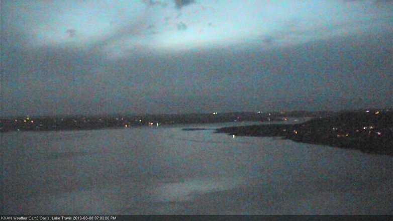 Lake Travis webcam, March 8, 2019 6:05 PM CT