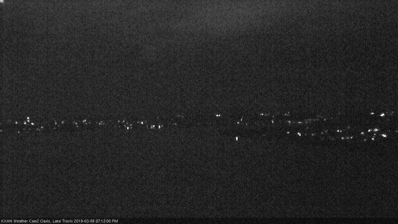 Lake Travis webcam, March 8, 2019 6:15 PM CT