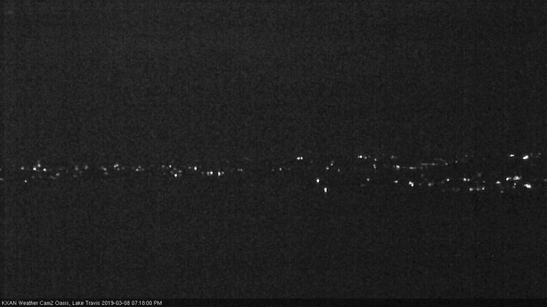 Lake Travis webcam, March 8, 2019 6:20 PM CT
