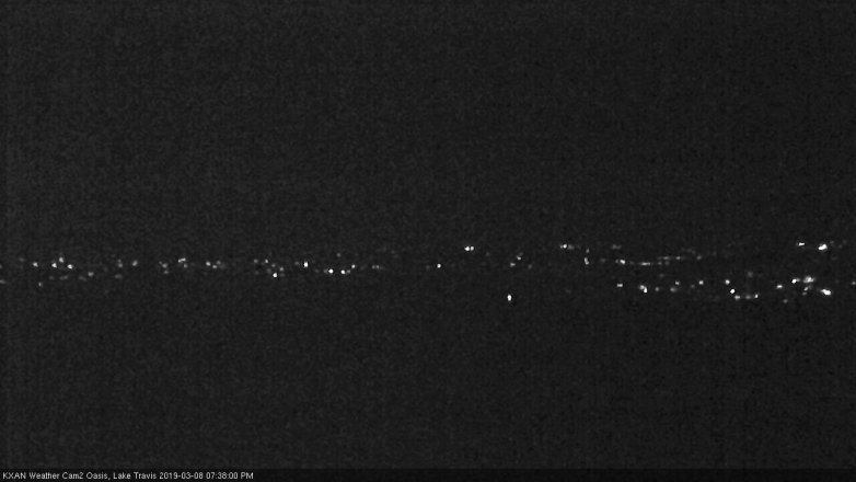 Lake Travis webcam, March 8, 2019 6:40 PM CT