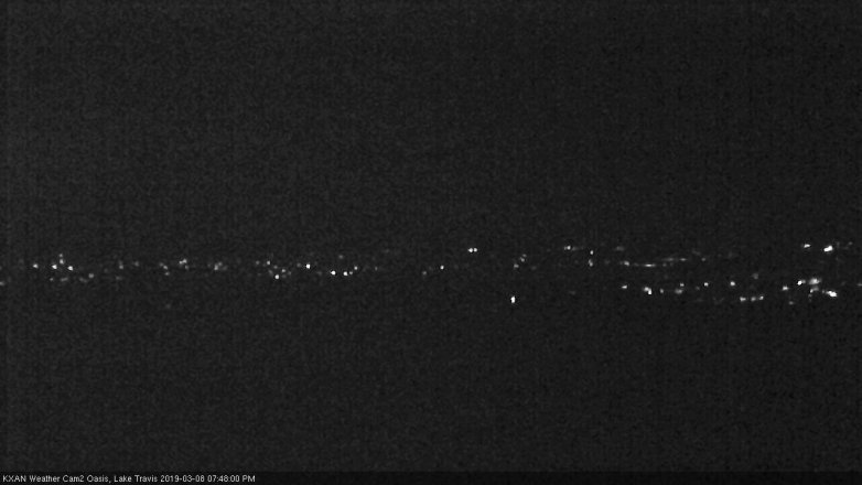 Lake Travis webcam, March 8, 2019 6:50 PM CT