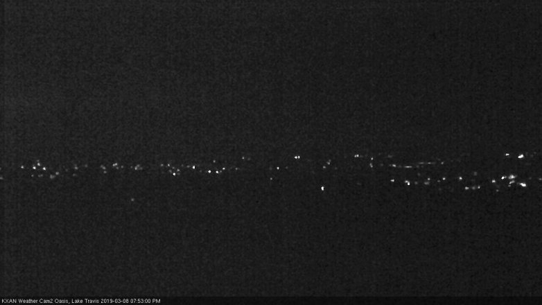 Lake Travis webcam, March 8, 2019 6:55 PM CT