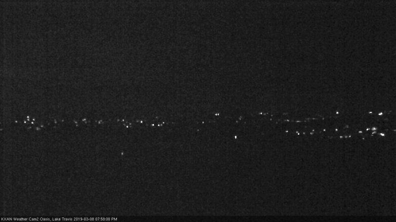 Lake Travis webcam, March 8, 2019 7:00 PM CT