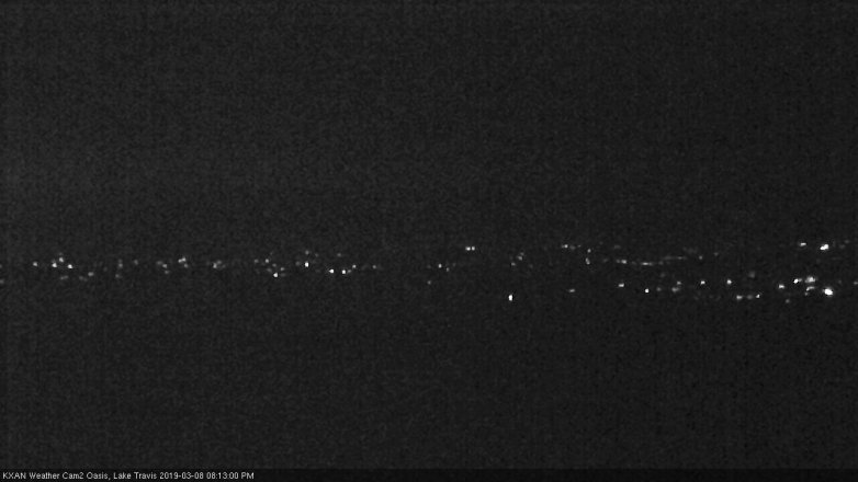 Lake Travis webcam, March 8, 2019 7:15 PM CT