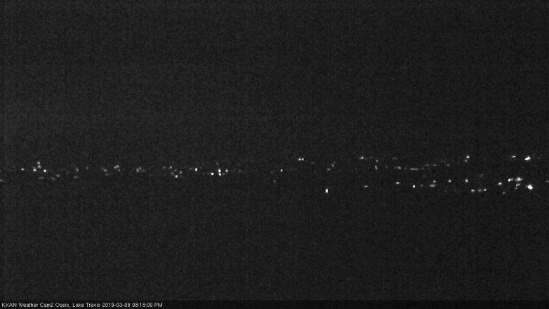 Lake Travis webcam, March 8, 2019 7:20 PM CT
