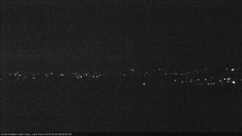 Lake Travis webcam, March 8, 2019 7:50 PM CT