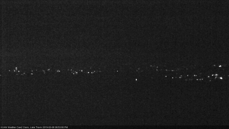 Lake Travis webcam, March 8, 2019 7:55 PM CT