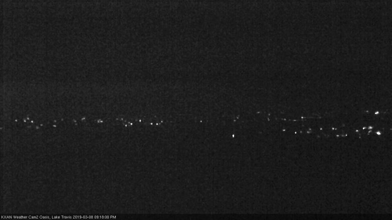 Lake Travis webcam, March 8, 2019 8:20 PM CT