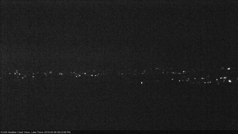 Lake Travis webcam, March 8, 2019 8:25 PM CT