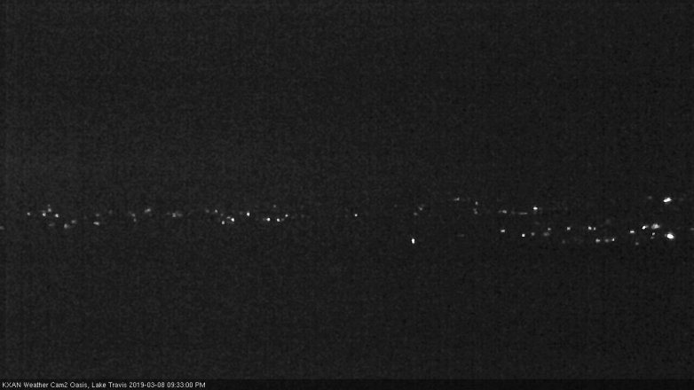 Lake Travis webcam, March 8, 2019 8:35 PM CT