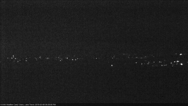 Lake Travis webcam, March 8, 2019 8:40 PM CT