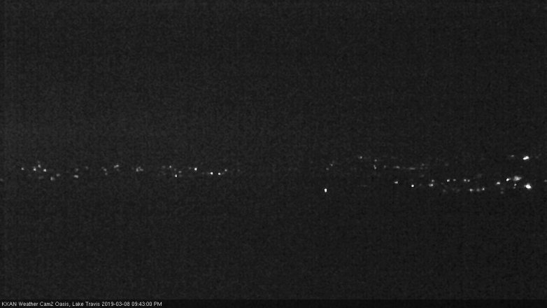 Lake Travis webcam, March 8, 2019 8:45 PM CT