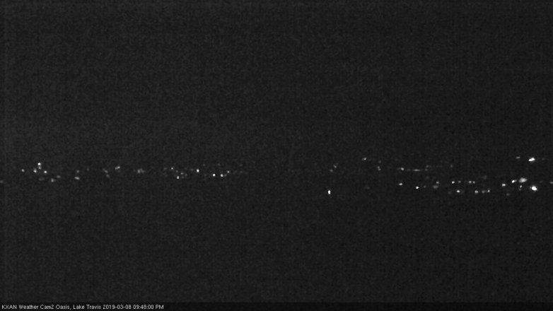 Lake Travis webcam, March 8, 2019 8:50 PM CT