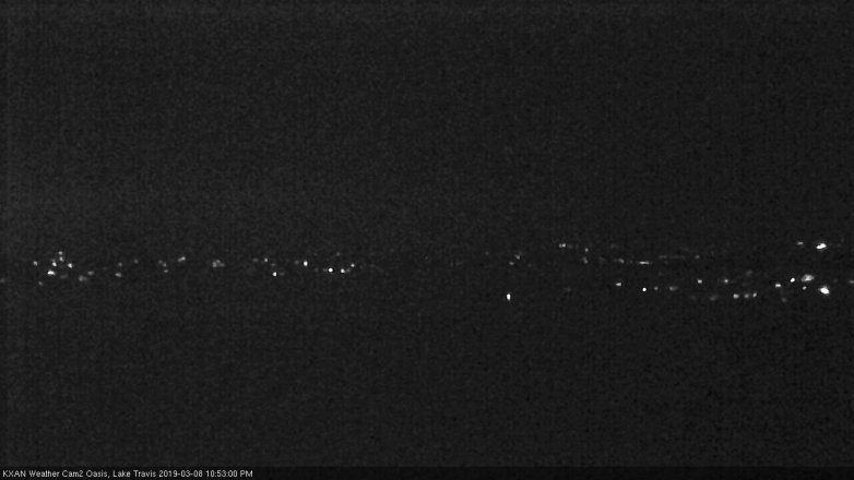 Lake Travis webcam, March 8, 2019 9:55 PM CT