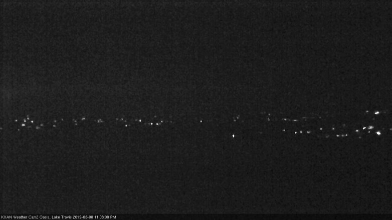 Lake Travis webcam, March 8, 2019 10:10 PM CT