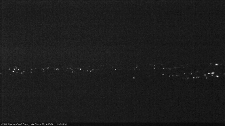 Lake Travis webcam, March 8, 2019 10:15 PM CT